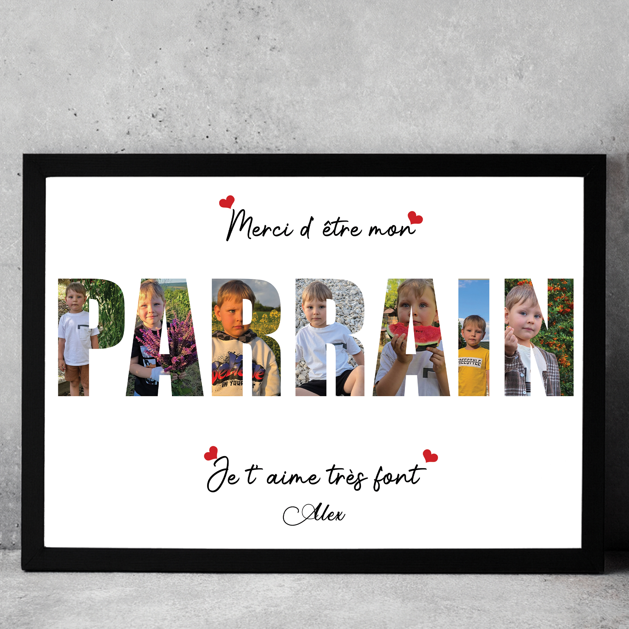 Tableau personnalisé parrain – Image 2