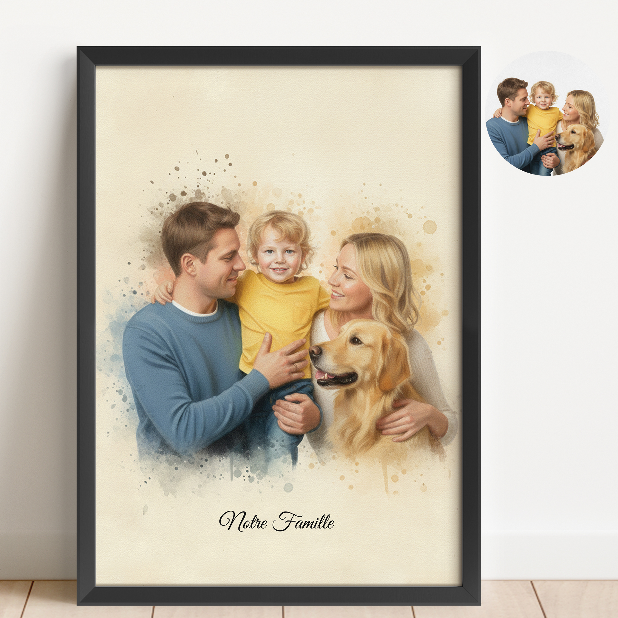 Dessin peinture personnalisé