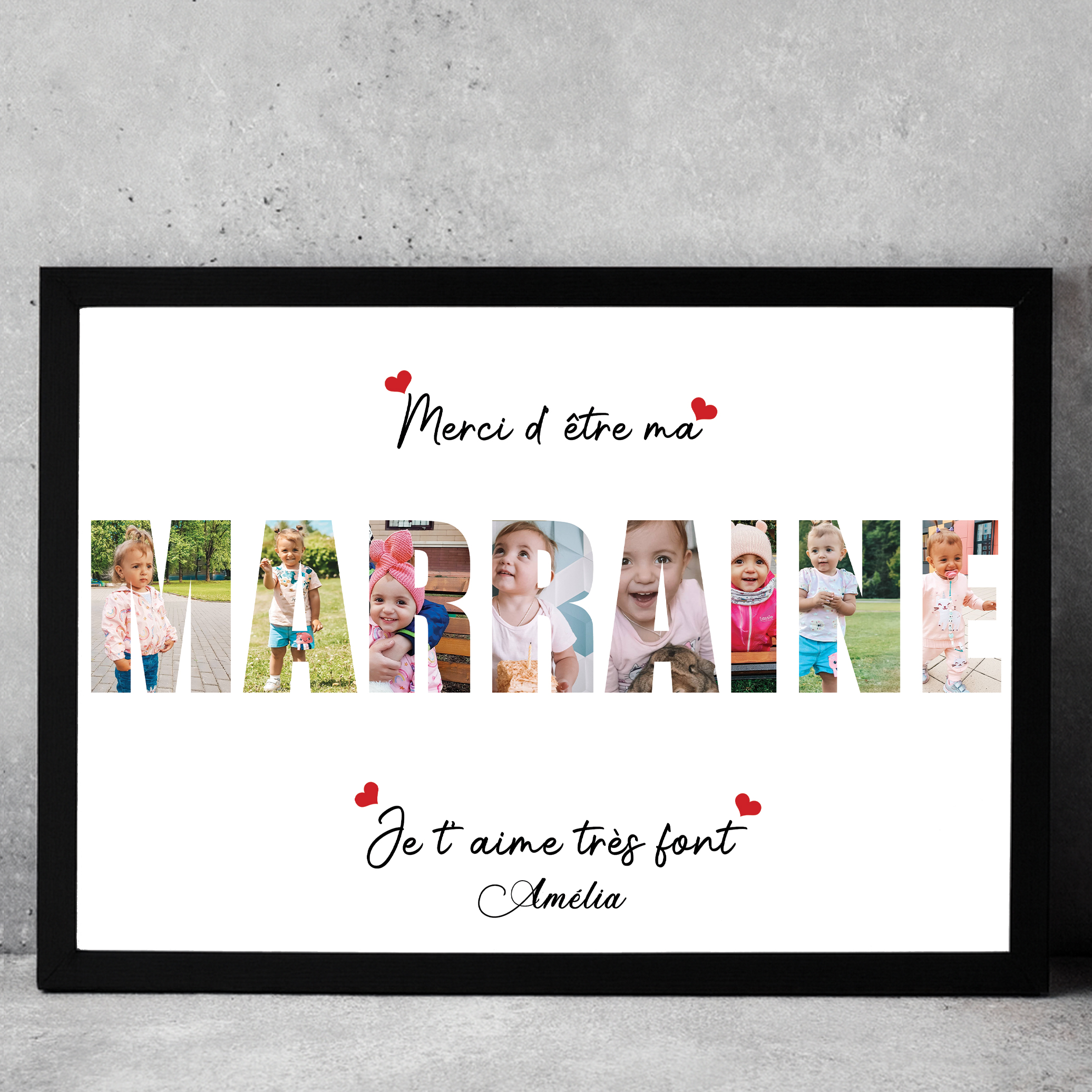 Tableau personnalisé marraine – Image 2